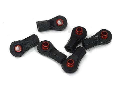 Red M3 Size Short Ball Ends for 3mm Tie Rods and Ball Links Axial Traxxas
