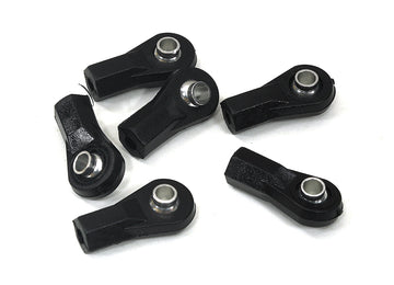 Silver M3 Short Ball Ends for 3mm Tie Rods & Ball Links in Axial Traxxas