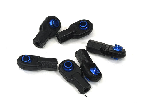 Blue M3 Short Ball Ends for 3mm Tie Rods & Ball Links in Axial Traxxas Compatib