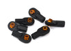 Orange M3 Short Ball Ends for 3mm Tie Rods & Ball Links, Axial Traxxas