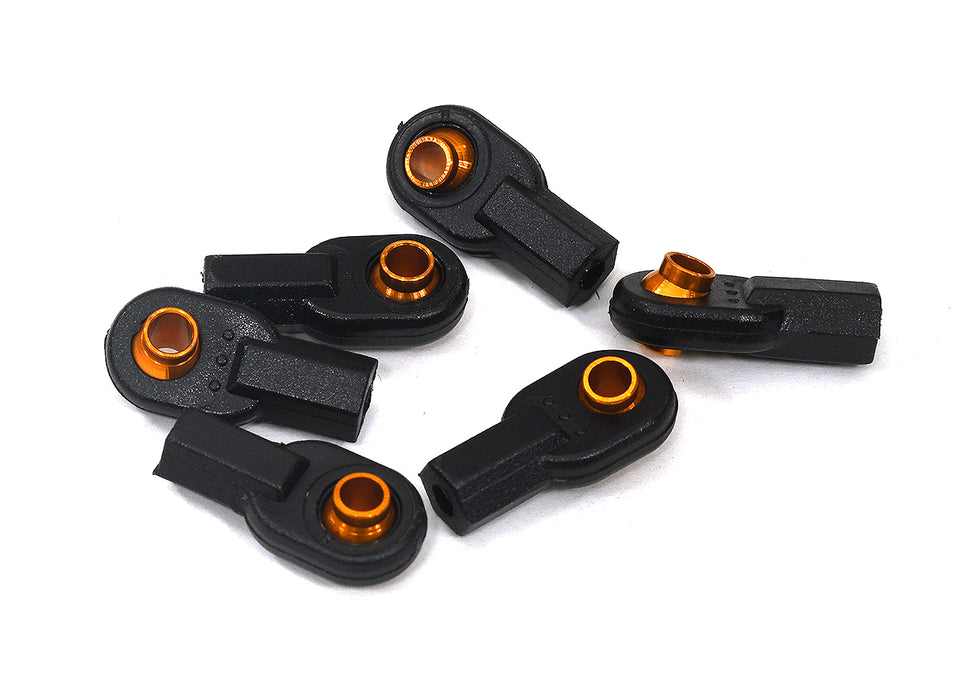 Orange M3 Short Ball Ends for 3mm Tie Rods & Ball Links, Axial Traxxas