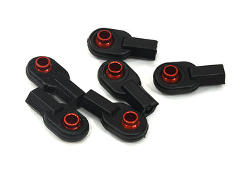 Red M3 Size Short Ball Ends for 3mm Tie Rods & Ball Links in Axial, Traxxas