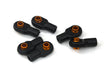 Orange M3 Short Ball Ends for 3mm Tie Rods & Ball Links in  Axial Traxxas