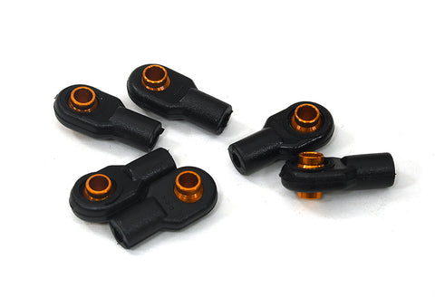 Orange M3 Short Ball Ends for 3mm Tie Rods & Ball Links in Axial Traxxas