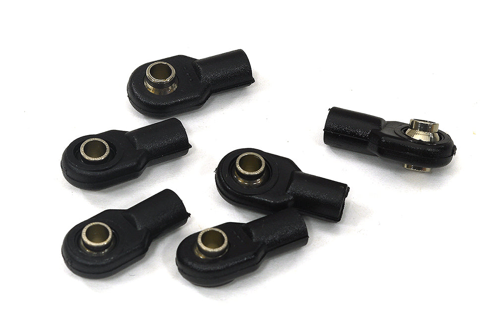 Silver M3 Short Ball Ends for 3mm Tie Rods & Ball Links, Axial Traxxas