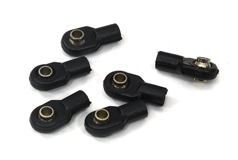 Silver M3 Short Ball Ends for 3mm Tie Rods & Ball Links, Axial Traxxas