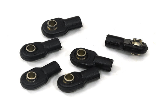 Silver M3 Short Ball Ends for 3mm Tie Rods & Ball Links, Axial Traxxas