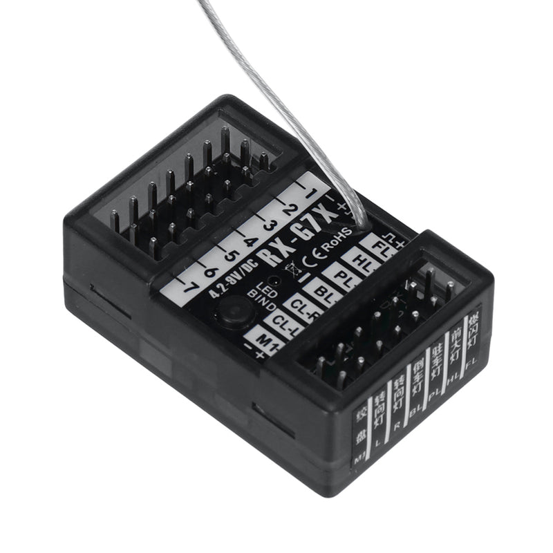 FLYUEACE 7-CH Remote Control Set T-6819C w/ RX-G7X