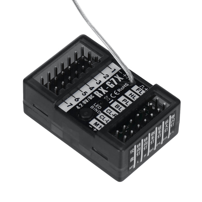 FLYUEACE 7-CH Remote Control Set T-6819C w/ RX-G7X