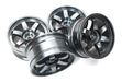 Alloy Machined 6-Spoke Wheels (4) for 1/10 Scale Drift W=26mm Offset 3.5mm