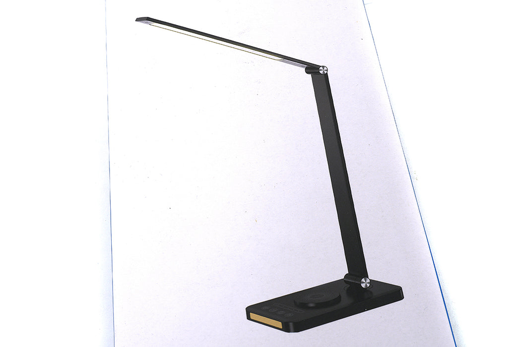 LED Desk Lamp 3000-6000K, Wireless Charge Pad & USB-C Input