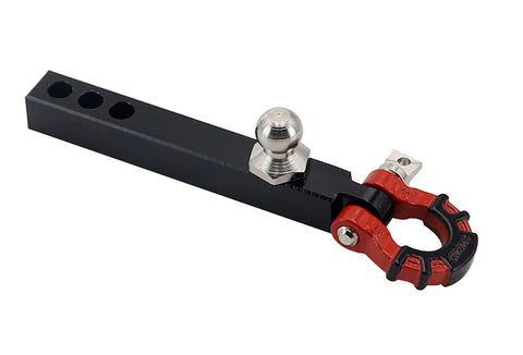 6mm-Size Towing Receiving Hitch w/ Ball Mount for 1/10 Scale Crawler