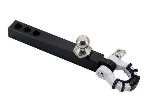 6mm-Size Towing Receiving Hitch w/ Ball Mount for 1/10 Scale Crawler