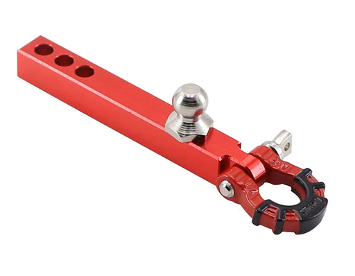 6mm-Size Towing Receiving Hitch w/ Ball Mount for 1/10 Scale Crawler
