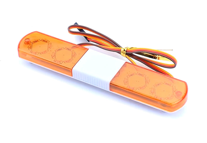 Realistic Roof Top Flashing Light LED 115x22x8mm (9 Modes-Ch3 Control)