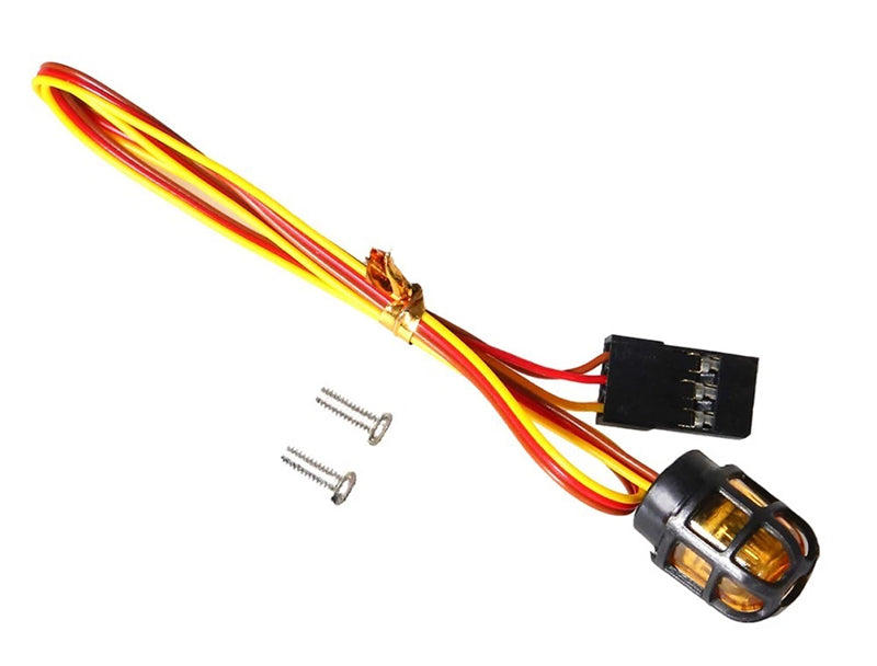 Realistic Roof Top Flashing Light LED 11.5mm Plastic Housing for 1/14 Tractors