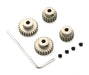 7075 Alloy 18T 19T 24T 25T Motor Pinion Gear Set for Tamiya TT01 TT02 TB02 TA05