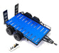 Alloy Flatbed Independent Suspension Car Trailer Kit for 1/18 RC 395x250x140mm