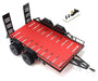 Alloy Flatbed Independent Suspension Car Trailer Kit for 1/18 RC 395x250x140mm