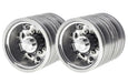 Machined Alloy Rear Dually Wheels (2) for Tamiya 1/14 Scale Tractor Trucks