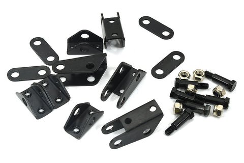 Rear Suspension Leap Spring Support Mounts for Custom 1/14 Semi-Tractor Truck