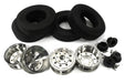 Machined Alloy Rear Dually Wheel & Tire Set for Tamiya 1/14 Scale Tractor Trucks