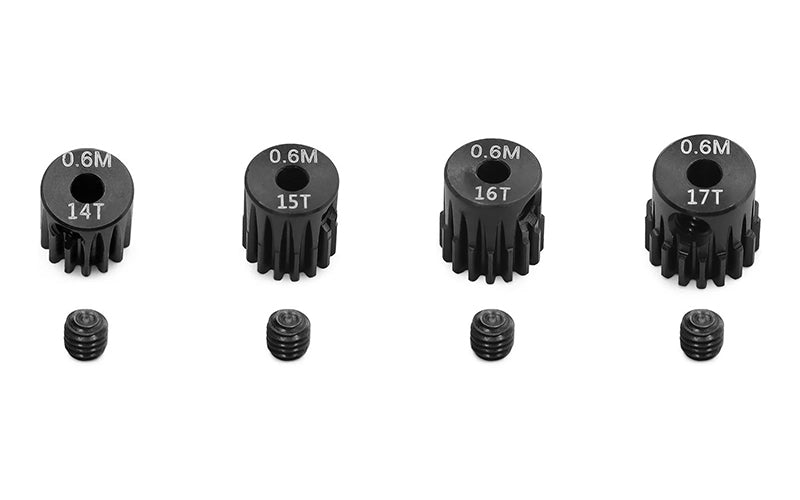 Steel 14T 15T 16T 17T Motor Pinion Gear Set for Tamiya TT01 TT02 TB02 TA05