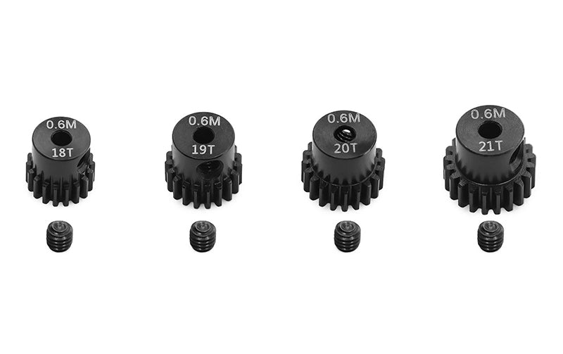 Steel 18T 19T 20T 21T Motor Pinion Gear Set for Tamiya TT01 TT02 TB02 TA05