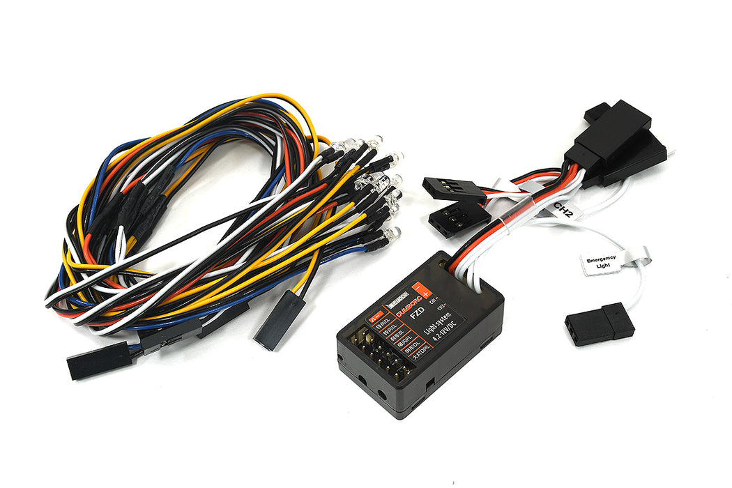 Dumbo FZD LED 12pcs Light System Kit for 1/10 RC Car