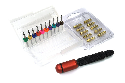 Dual Bearing Professional Hand Twist Drill 10 Sizes (1.6mm-2.5mm)