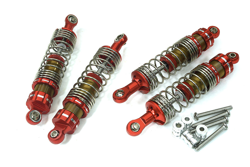 Billet Machined 90mm Performance Shock Set (4) for Traxxas Mini Maxx 3760-GRAY