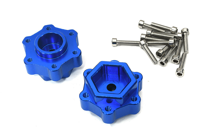 Alloy +5mm Offset Wheel Adapters (2) Upgrade for Losi 1/8 LMT 1.0 4WD LOS43033