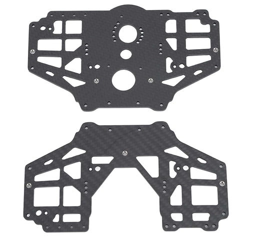 Carbon Fiber Main Chassis (2) Side Plates Upgrade for Losi 1/8 LMT 1.0 LOS241034