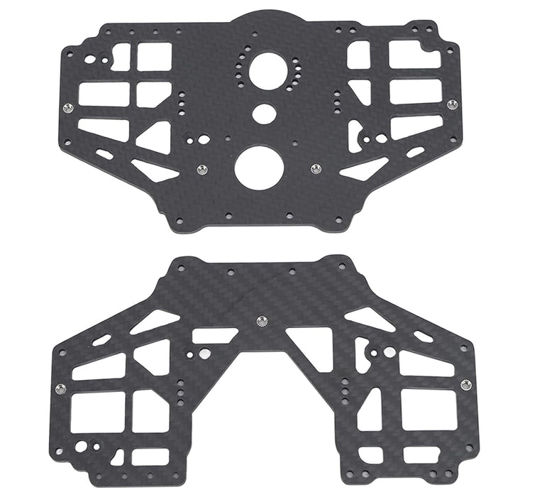 Carbon Fiber Main Chassis (2) Side Plates Upgrade for Losi 1/8 LMT 1.0 LOS241034