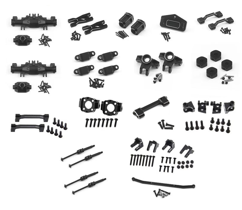 Complete Alloy Machined Conversion Kit Upgrade for Losi 1/18 Mini LMT LOS01026