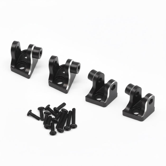 Alloy Machined Lower 4-link Mounts Upgrade for Losi 1/18 Mini LMT LOS211044