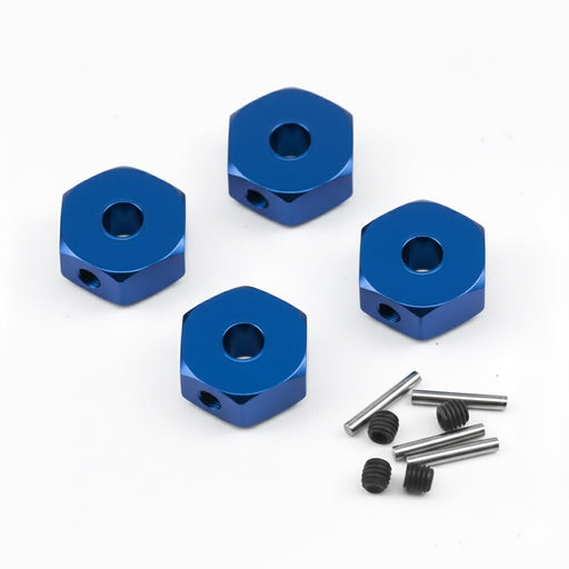 Alloy Machined 12 x 5mm Wheel Hex Set Upgrade for Losi 1/18 Mini LMT LOS212050