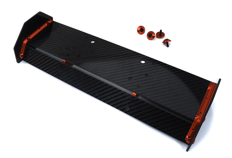 Carbon Fiber Rear Aero Wing Kit for Losi 1/5 Scale DBXL-E & 2.0 LOS251046 | DBXL-E 2.0 4WD