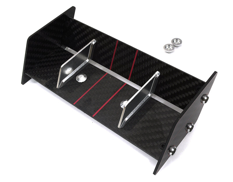 Carbon Fiber Rear Aero Wing Kit for Traxxas Bandit 2WD 2417