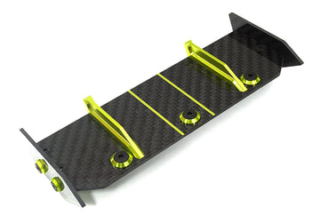 Carbon Fiber Rear Aero Wing Kit for Traxxas 1/10 Rustler 2WD 3721