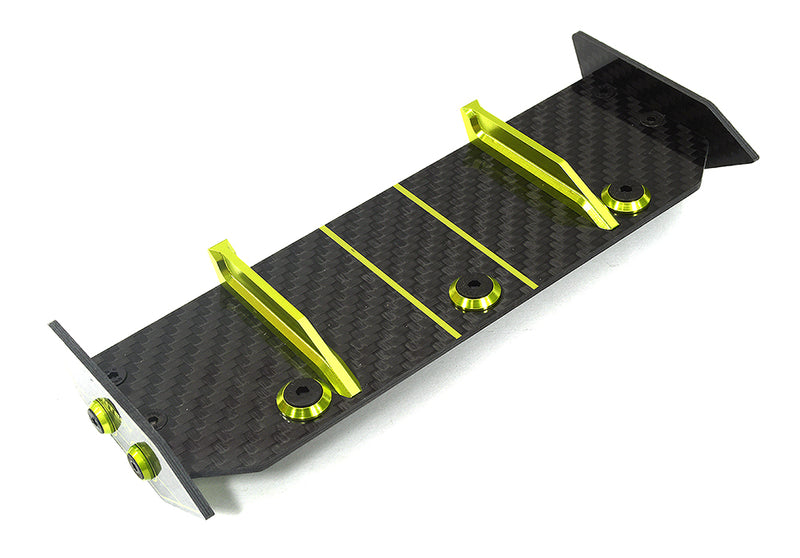 Carbon Fiber Rear Aero Wing Kit for Traxxas 1/10 Rustler 2WD 3721