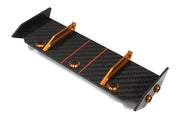 Carbon Fiber Rear Aero Wing Kit for Traxxas 1/10 Rustler 2WD 3721