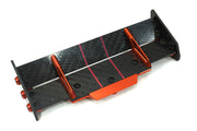 Carbon Fiber Rear Aero Wing Kit for Traxxas 1/10 Rustler 4X4 6721