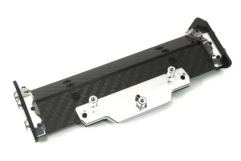 Carbon Fiber Rear Aero Wing Kit for Traxxas 1/10 Rustler 4X4 6721 | Rustler 4X4 BL-2s (EHD)