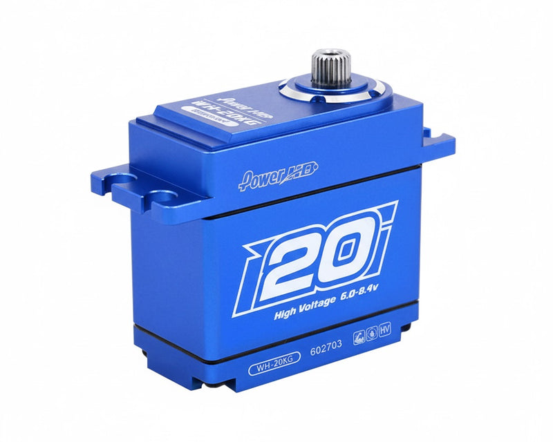Power HD WH-20KG Waterproof Titanium Gear Digital Servo 0.09s/18.0kg/7.4V