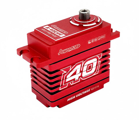 Power HD A-40CHV High Voltage Steel & Aluminum Gear Digital Servo 40.0kg / 0.10s