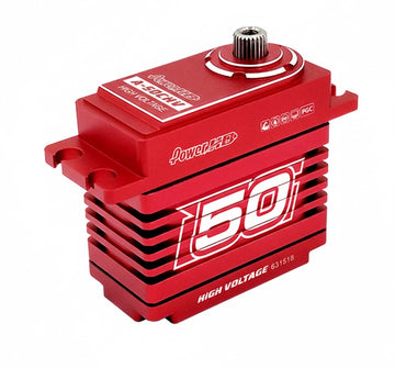 Power HD A-50CHV HV CNC Brushless Steel & Aluminum Gear Digital Servo 50kg/0.16s