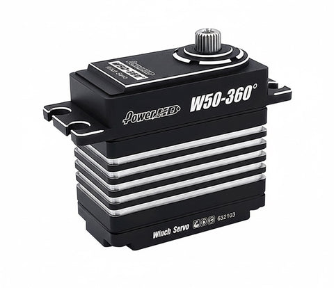 Power HD W50-360 Degree Winch Digital Servo for 1/10 RC Crawler 50.0kg/0.9s@8.4V