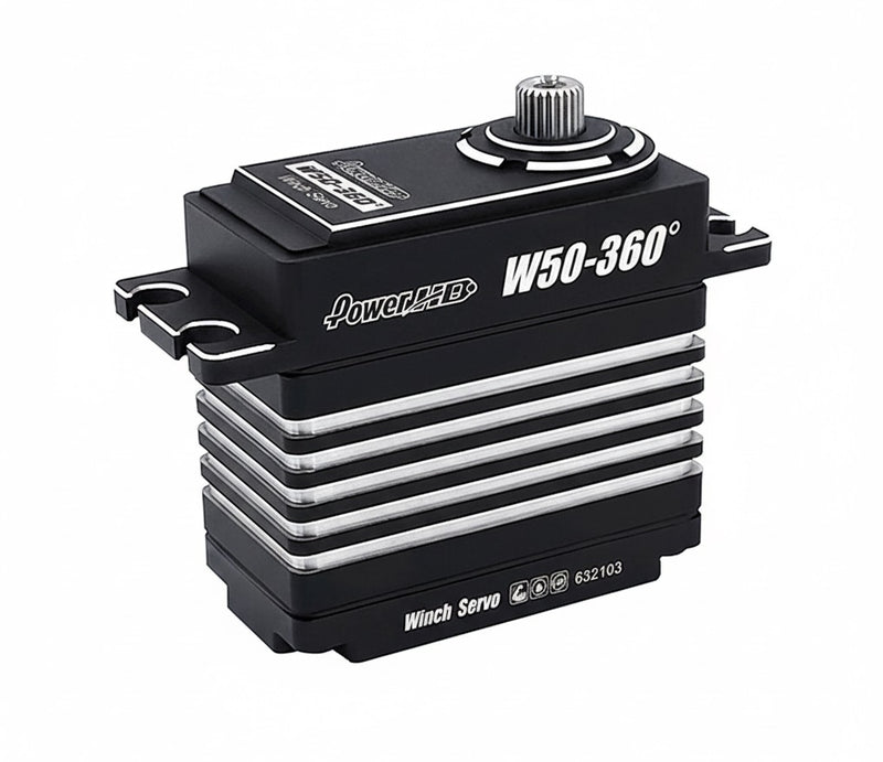 Power HD W50-360 Degree Winch Digital Servo for 1/10 RC Crawler 50.0kg/0.9s@8.4V