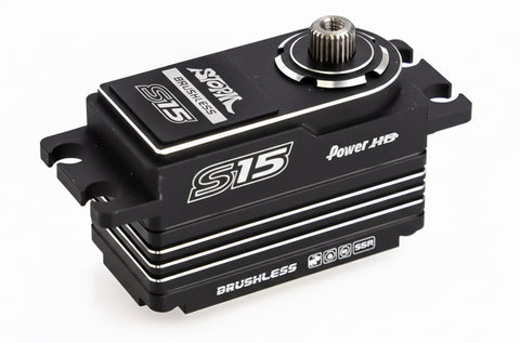 Power HD S15 Brushless Titanium & Steel Gear Digital Servo 8.4V .050s 16.5kg